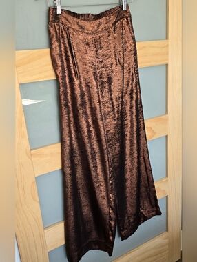 a new day Metallic Bronze Trousers
